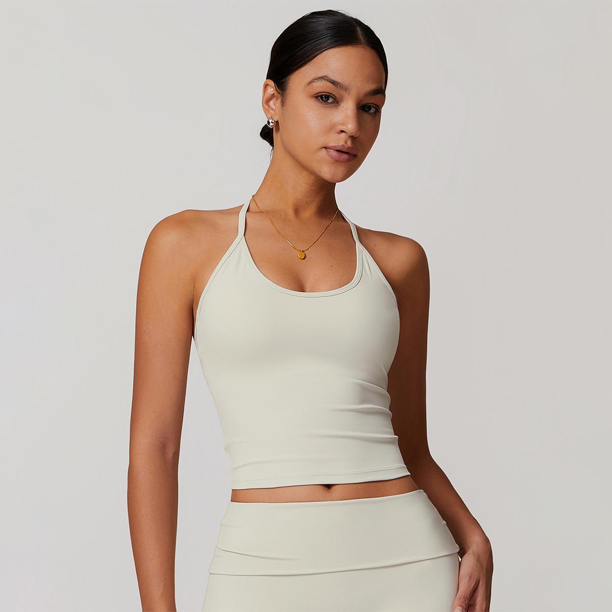 MASKERT Women's Yoga High Elasticity Tank Top Buttery Soft Home Commuting Activewear for Yoga Gym & Fitness MASKERT Women's Yoga High Elasticity Tank Top Buttery Soft Home Commuting Activewear for Yoga Gym & Fitness