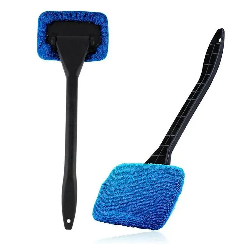 Car Windshield Squeegee Cleaner Tool Defogger Window Glass Scraper for Vehicle Front Wiper Cleaning Brush