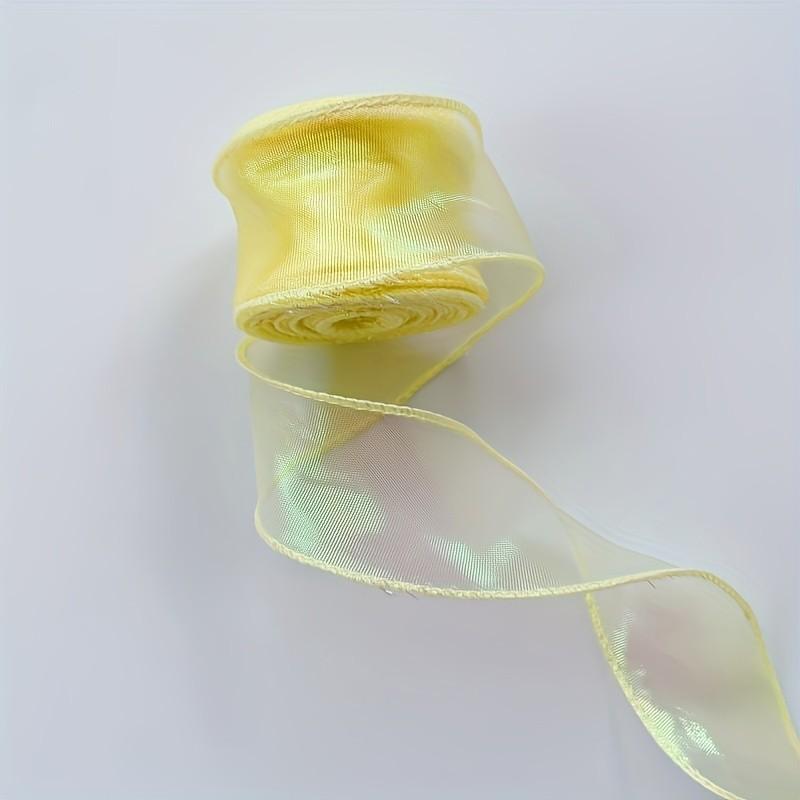 Elegant Wedding Flower Ribbon DIY Bow Bouquet Colorful Wave Satin Ribbon Gift Packaging, Perfect for Special Occasions & Decorations