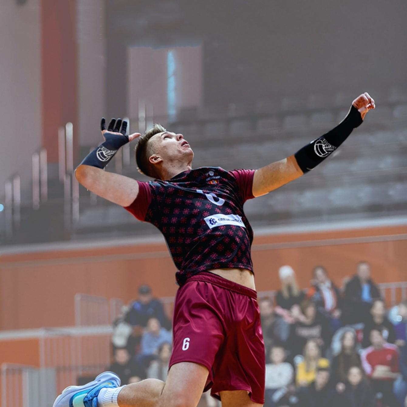 Breathable Volleyball Arm Guards, Pressure Basketball Tennis Training, Sponge Shockproof Arm Protection, 1 Pair Sports Equipment