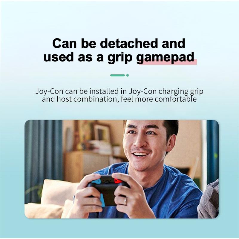 Dual vibrating Joy-Con left and right game controllers for Nintendo Switch/OLED consoles, supporting motion control and screenshot functions, perfect for Switch gamers.