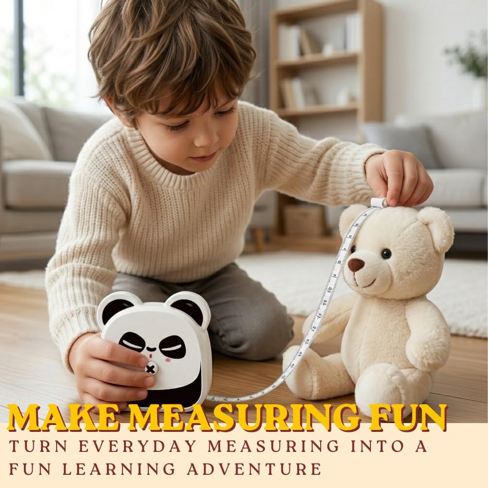 Tape Measure, Stem Education Tool with Timer, Adjustable Design, DIY Assembly Toy, Safe for Kids Aged 3+, Gift for Boys and Girls