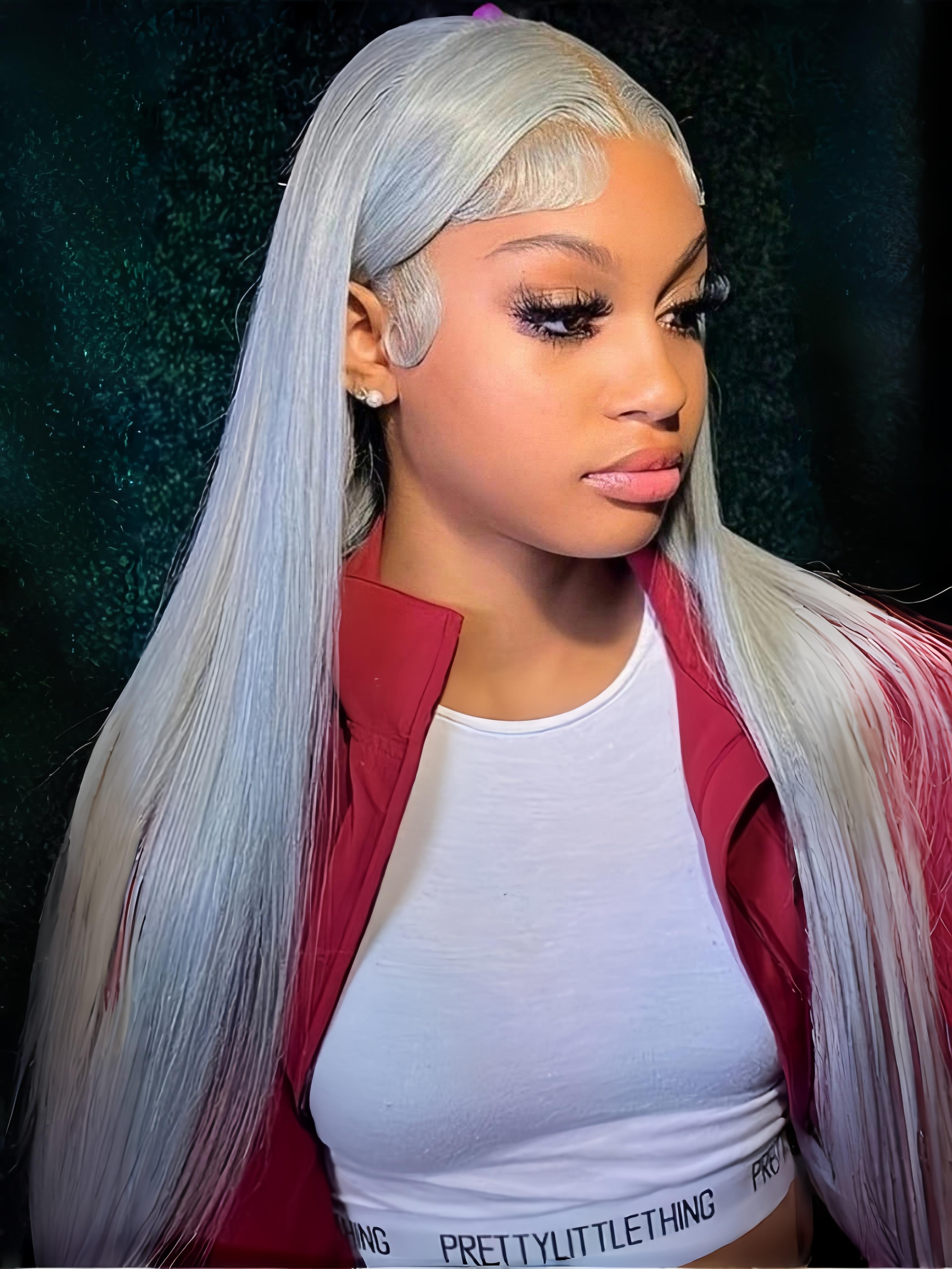 13x4 HD Transparent Lace Front Wig, Straight Ginger Hair with Pre-Plucked Baby Hairs, 250% Density for All Ethnicities, Lace Frontal Wigs