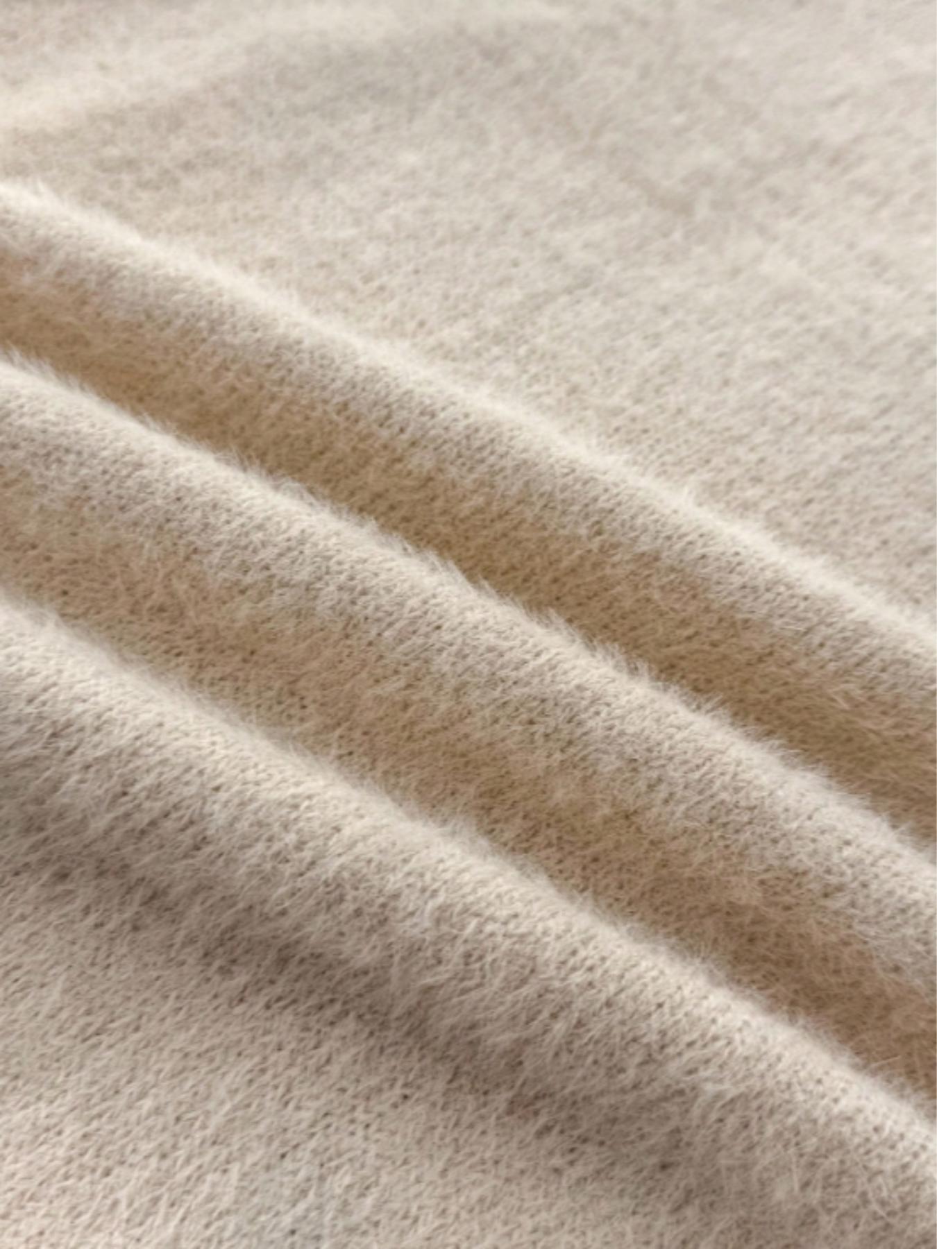 Women's Star Pattern Knit Pullover Long Sleeve, Soft Puffy Round Neck Sweater, Casual Fitted Fall/winter Clothing, Comfortable and Stylish