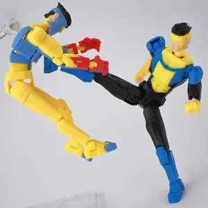 3D Printed Invincible Lucky 13 Unbeatable Action Figure Fully Articulated Anime Collectible Model Posable Tabletop Game kid Toy