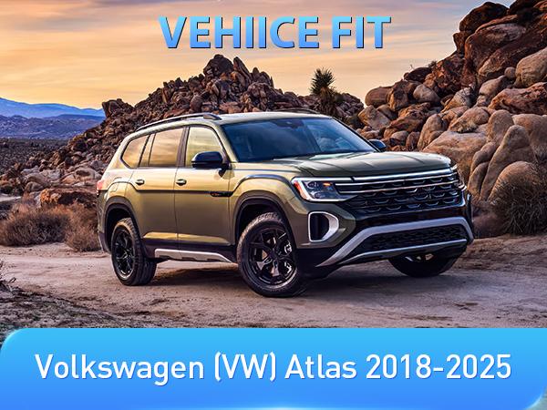 Nilight Vent Window Visors for Volkswagen (VW) Atlas 2018 2019 2020 2021 2022 2023 2024 2025, in-Channel Rain Guards, Original Window Deflectors-4PCS Car Cover dealsforyoudays