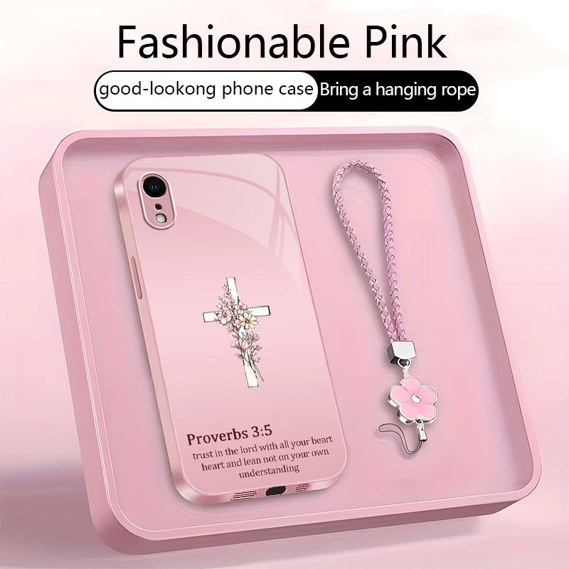 Suitable for [iPhone Xr] Women's high-end phone case，A wide variety of patterns for you to choose from.This phone case prays for you，God will bless you and bring you good luck YM99