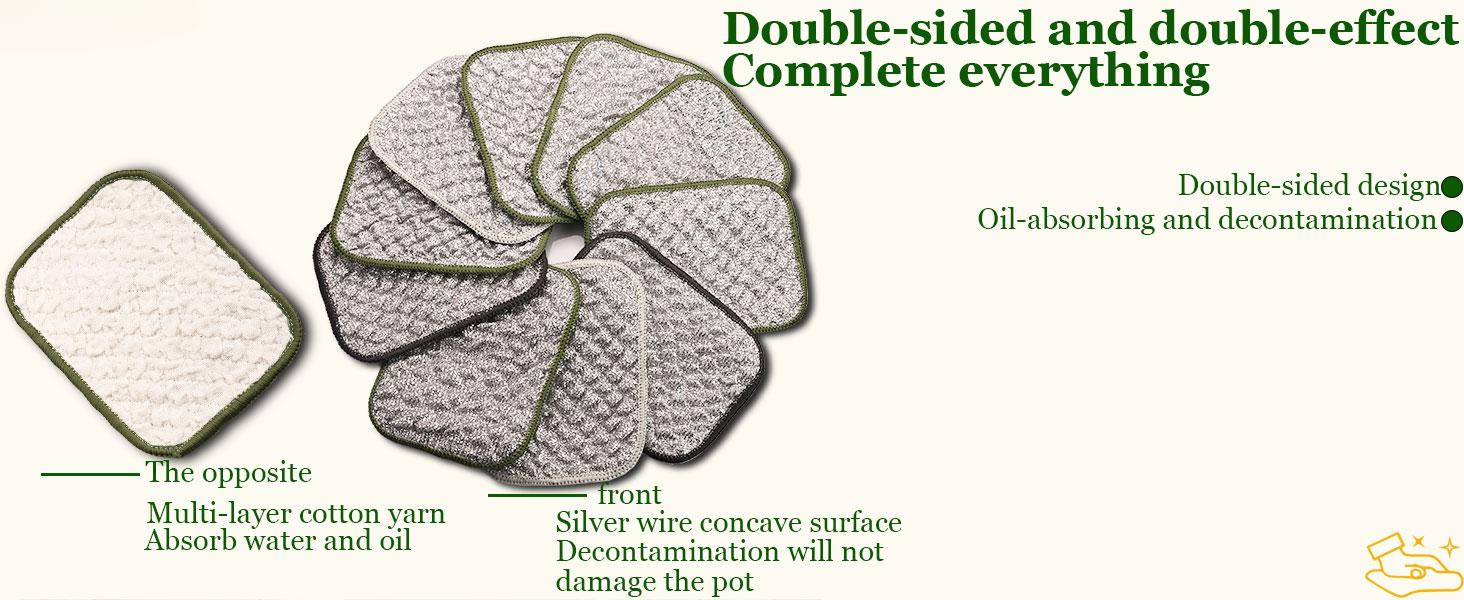 2026 New Double Side Non Scratch Wire Dishcloths,Multipurpose Wire Dishwashing Rags for Wet and Dry, Reusable Metal Dish Cloth,Wire Miracle Cleaning Cloths for Kitchen(Silver 6Pcs) 2026 New Double Side Non Scratch Wire Dishcloths,Multipurpose Wire Dishwashing Rags for Wet and Dry, Reusable Metal Dish Cloth,Wire Miracle Cleaning Cloths for Kitchen(Silver 6Pcs)