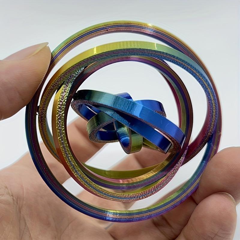 Rotating Physical Gravity New Compass Simple and Fun Multi-color Stress Relief Small Toys, Rotating Interactive Game Props Fun Little Gifts Stress Relief Props for Adults, Stress