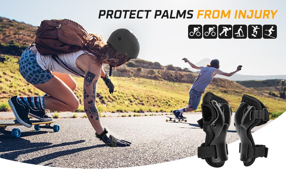 Wrist Guard, Wrist Guards for Roller Skating, Skateboarding, Wristsavers Brace Protective Gear for Adults/Kids/Youth (1 Pair)