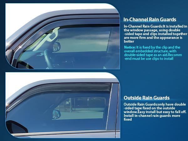 Nilight Window Rain Guards for Hyundai Tucson 2016 2017 2018 2019 2020 Window Deflectors, Vent Window Visors-4 Pieces Car Accessories Vehicle  dealsforyoudays