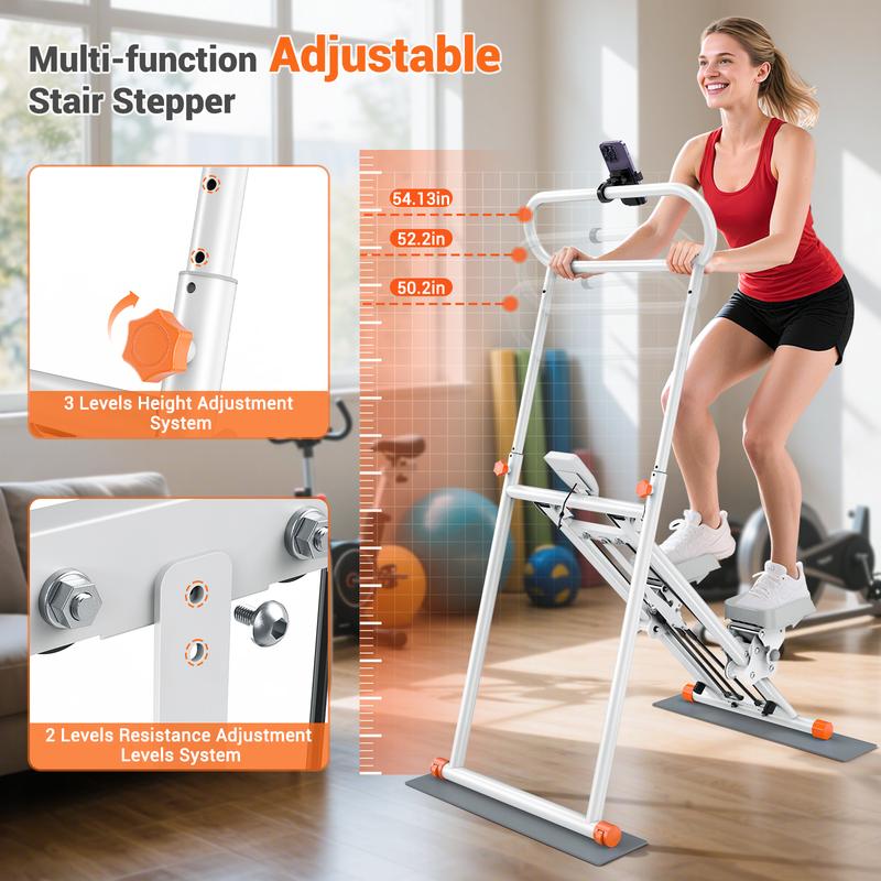 Bearbro Stair Stepper for Home Gym Exercise, New Version Vertical Climber Machine for Full-Body Workout, Compact Folding Cardio Exercise Climber , Adjustable Handlebar & Pedals,TikTokshopBlackFriday Bearbro Stair Stepper for Home Gym Exercise, New Version Vertical Climber Machine for Full-Body Workout, Compact Folding Cardio Exercise Climber , Adjustable Handlebar & Pedals,TikTokshopBlackFriday