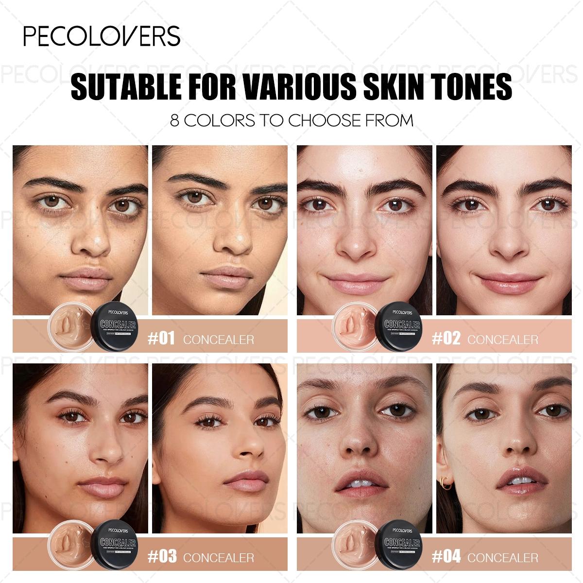 1pc All-Day Matte Full-Coverage Concealer - Transfer-Resistant Seal, Adaptable Color Technology & Universal Complexion Fit,, Buildable Layerable Coverage& Spot Correction Precision, Ideal for Evening Galas- Full Coverage Face Makeup