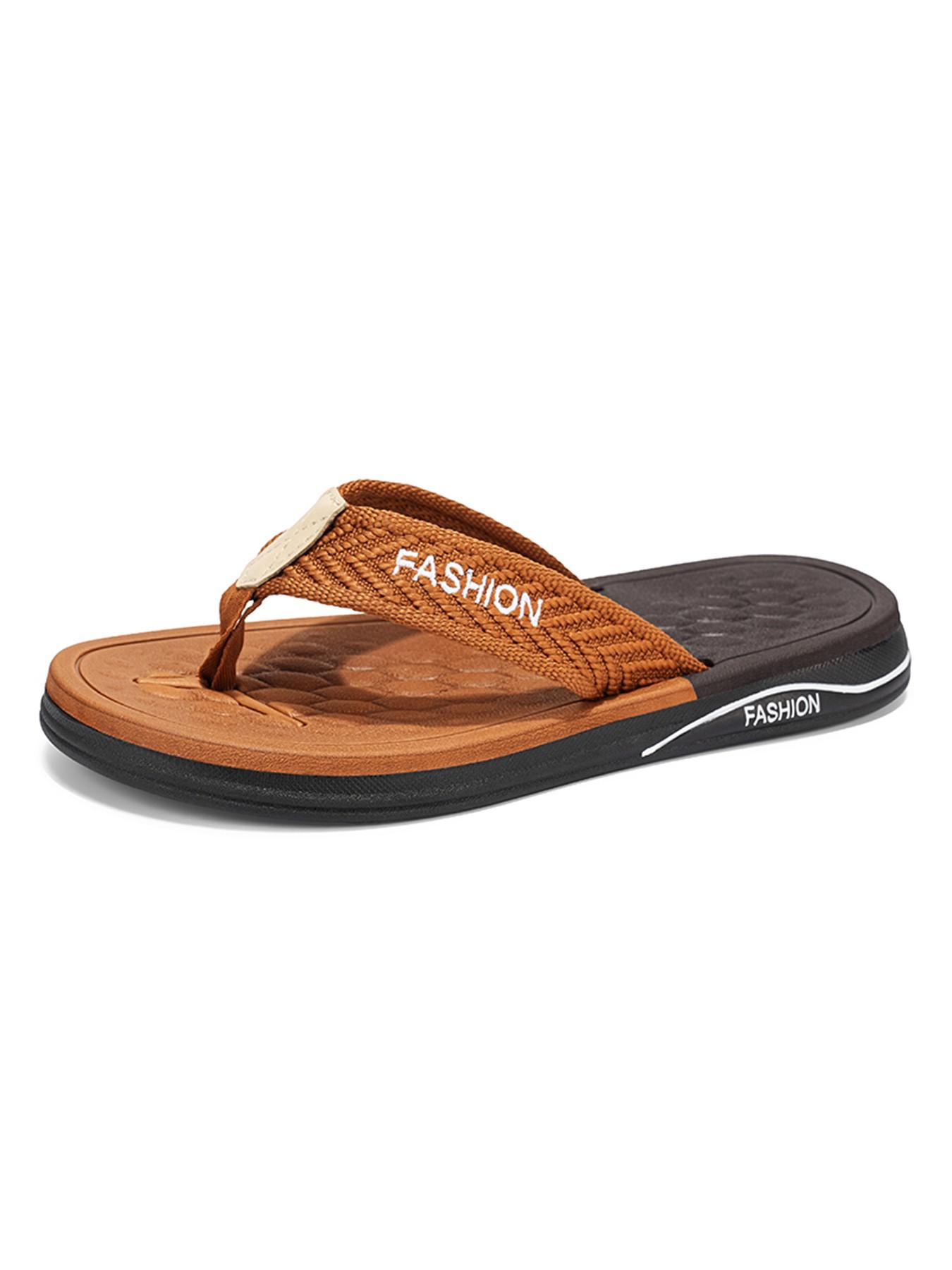 High-Quality Bestselling Men's Sandals, Summer Beach Flip Flops, Fashion Breathable Casual Beach Shoes, Outdoor Summer Footwear