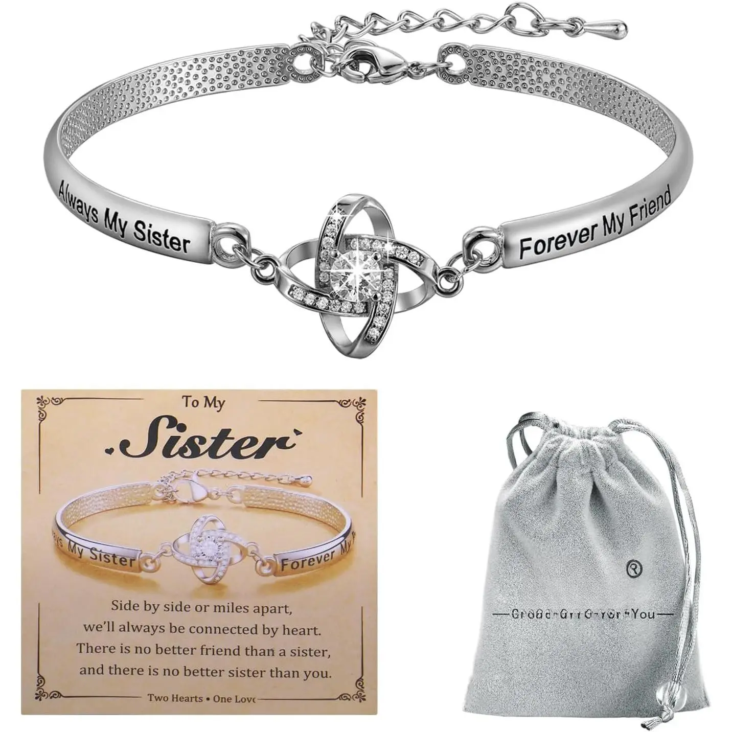 Sister Bracelet Gifts from Sisters for Birthday