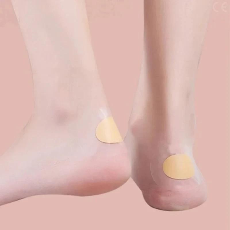 Ultra-Thin Transparent Silicone Shoe Pads, 20/30 Pieces, Strong Adhesive Foot Care Patches, Anti-Scratch Waterproof Heel Guards
