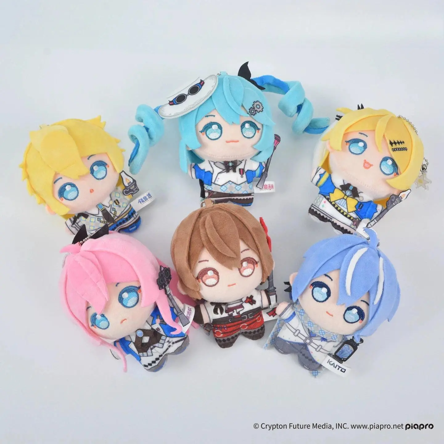 2026 Hot selling toys Original Hatsune Miku Plush Toy Cute Kagamine Rin Len Kaito Figure Plush Pendant Fans Collect Gifts Internet-famous toy