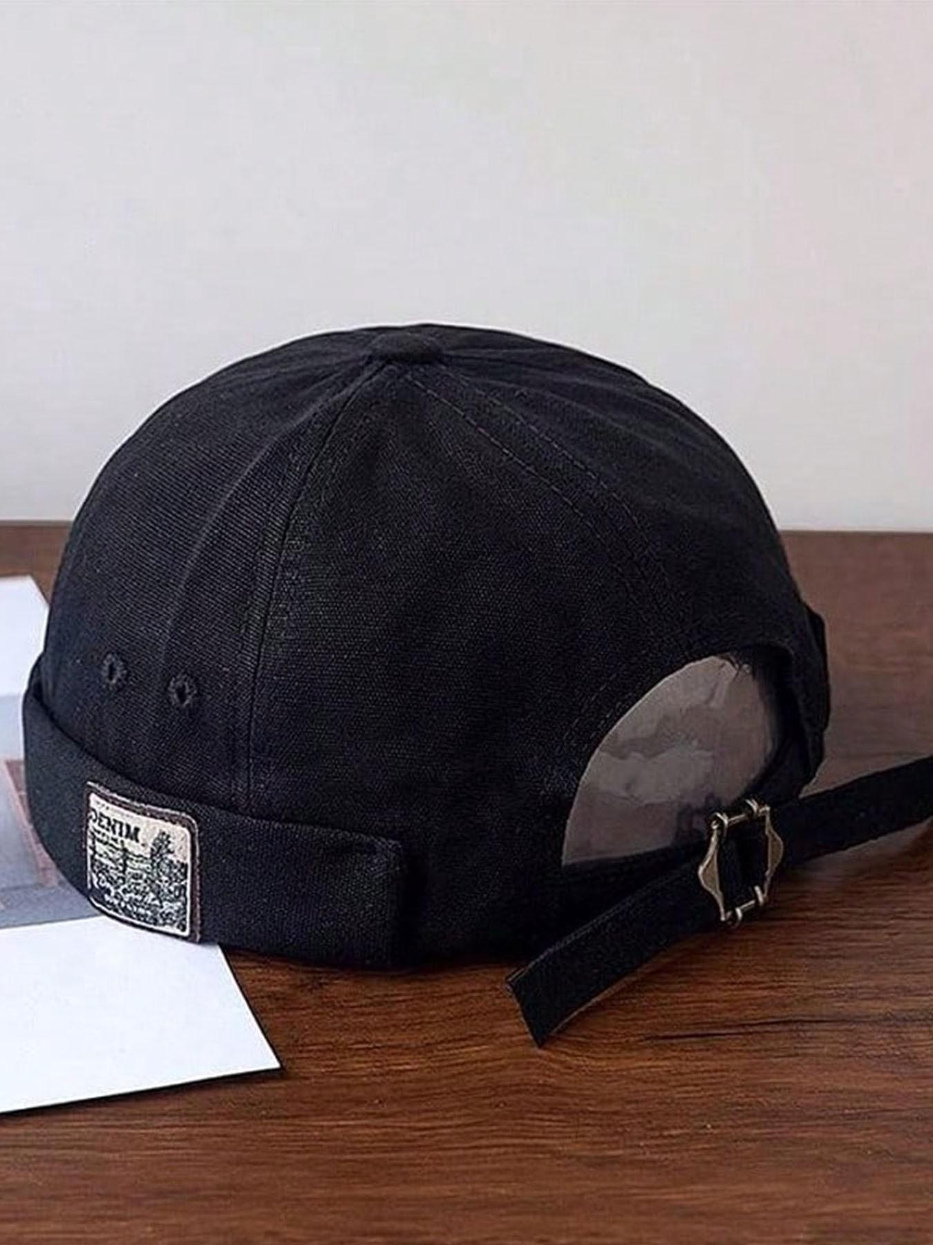 1PC Unisex Cap, No Brim Sailor Style Knit Hat, Trendy Truck Driver Beret, Men's Casual Layered Hat, All Seasons, Loose Fit