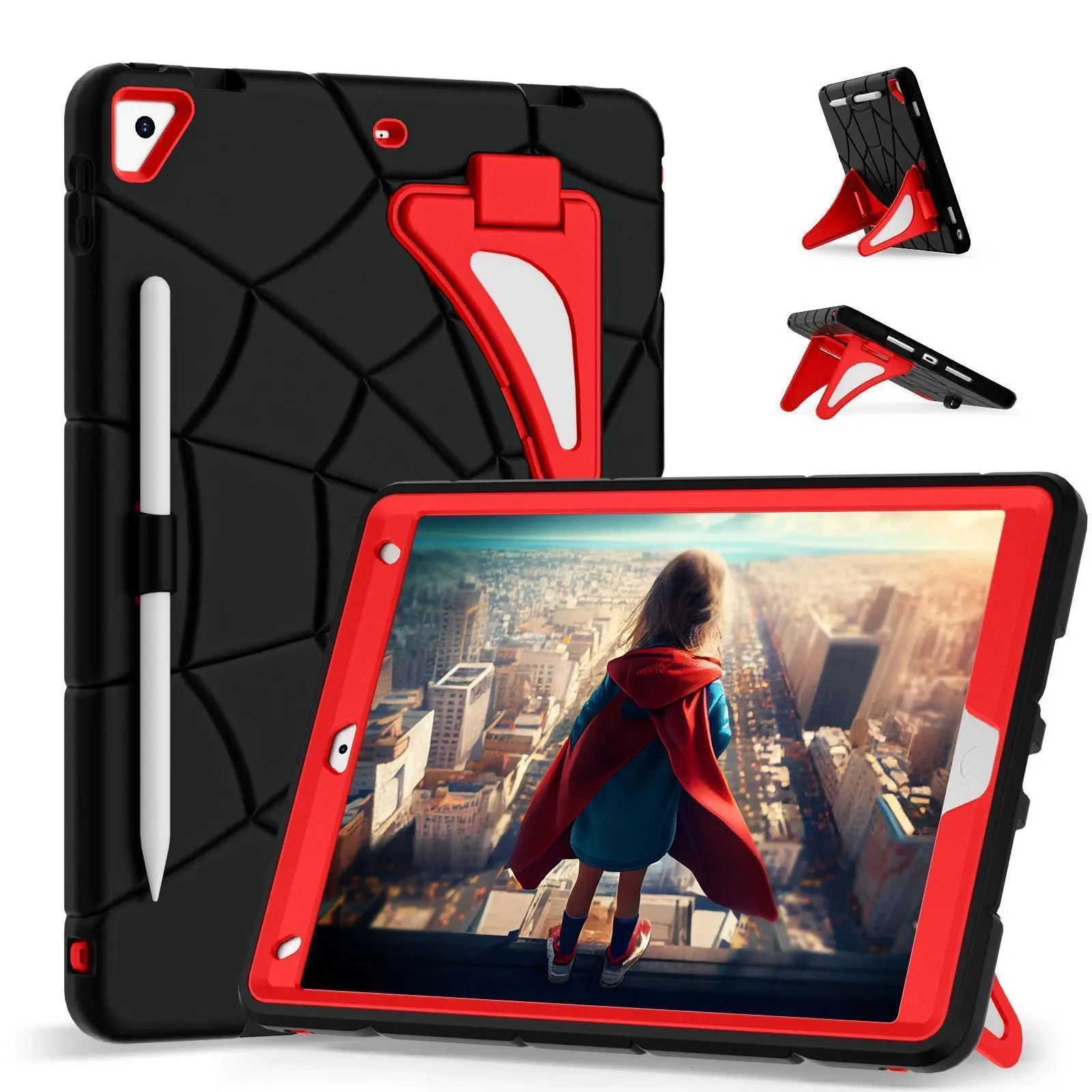 Tablet Protective Case Spider A1 Model Is Suitable for iPad 10.2Inch 7Th 8Th 9Th (2019/2020/2021) with Stand 10 Colors Available