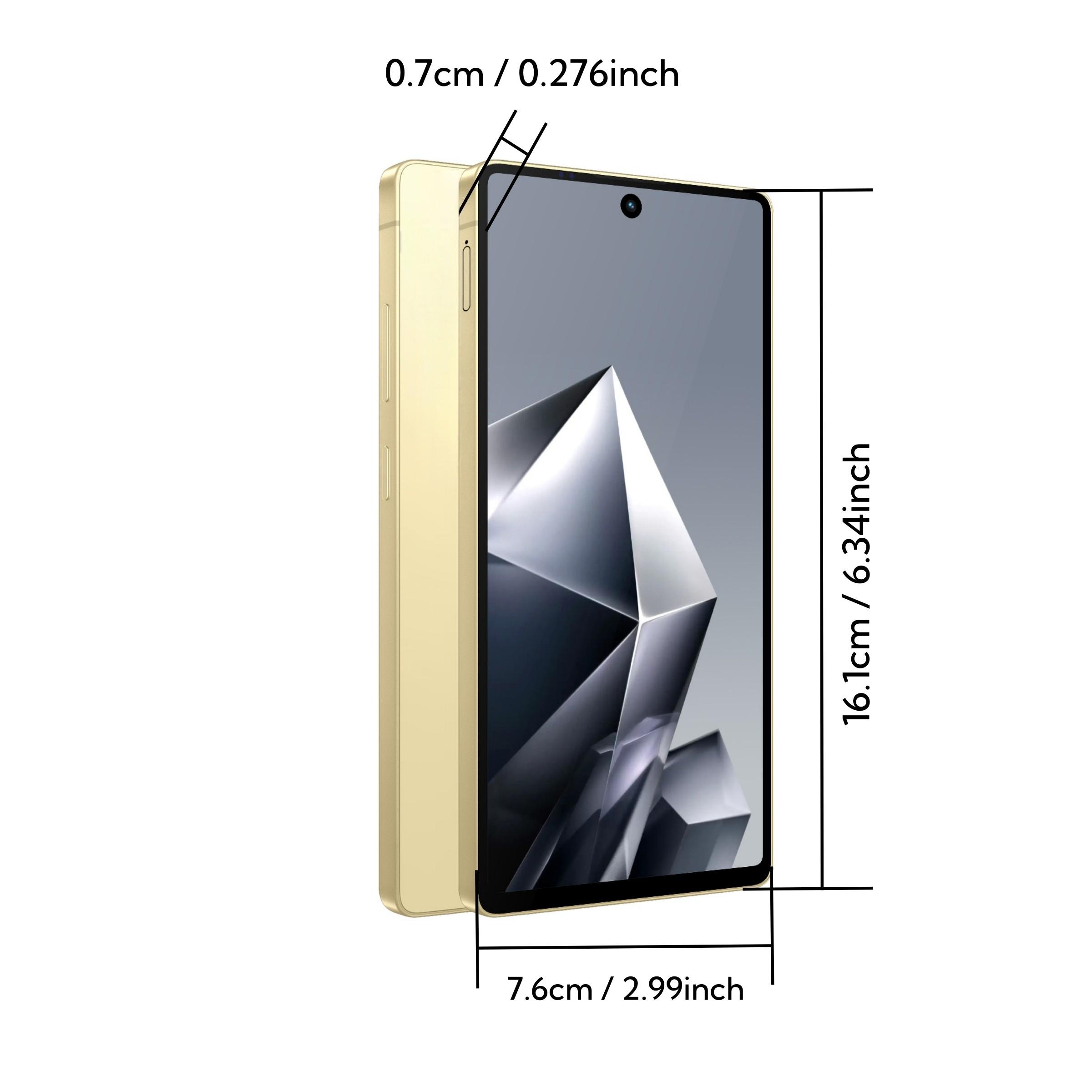 Fuffi Smartphone 6.8 Inch 4GB RAM 32GB ROM, 8+16mp Camera, 4g Network, 4000mah Battery, Android 12, GPS Navigation, Android Cell Phone