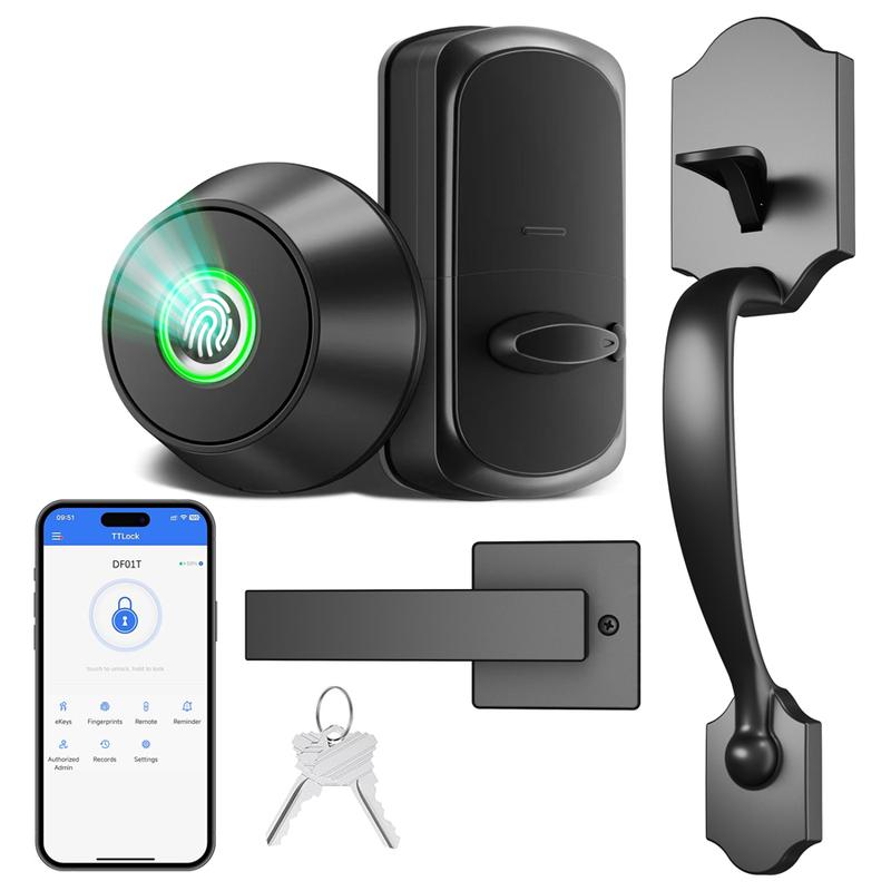Valentine's Day Gift EUERTE 3th Gen Fingerprint Door Lock with App Smart Deadbolt Auto Lock Easy Install Great For Home Perfect Replacement The Traditional Deadbolt FathersDayGift