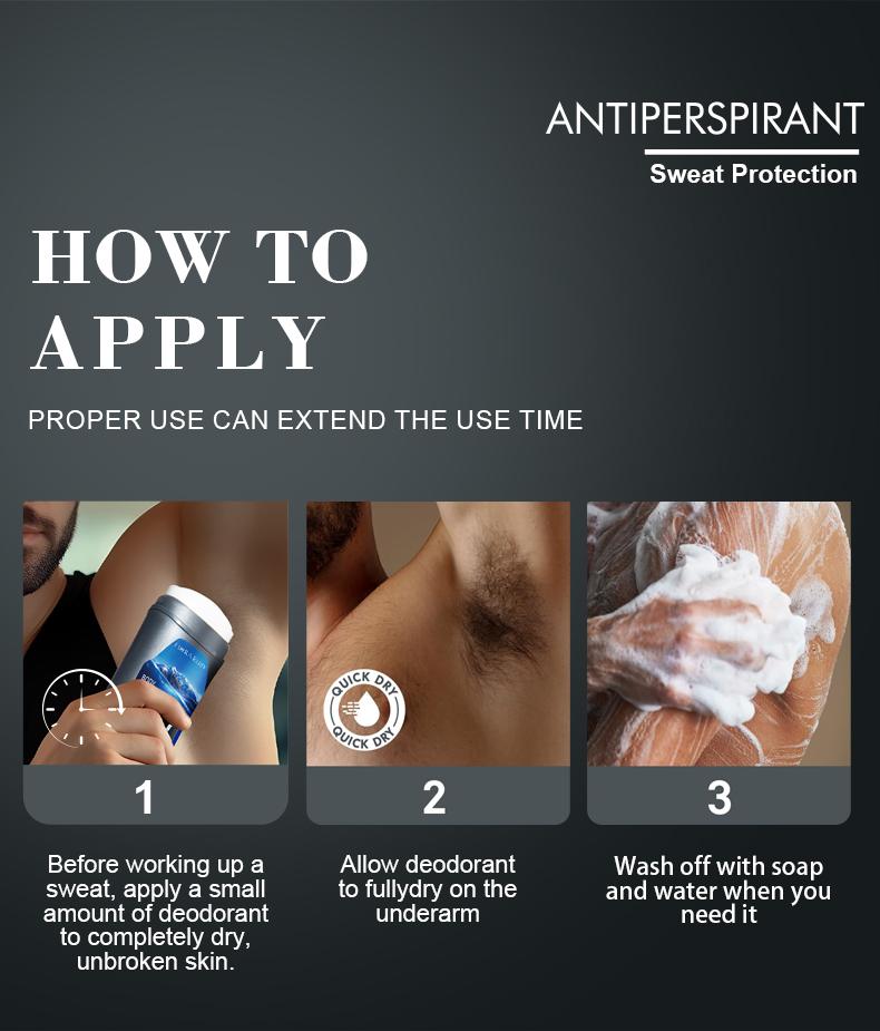 Stop Sweat & Odor for 48 Hours! 4-Pack Deodorant Set (Ocean, Sandalwood & More)