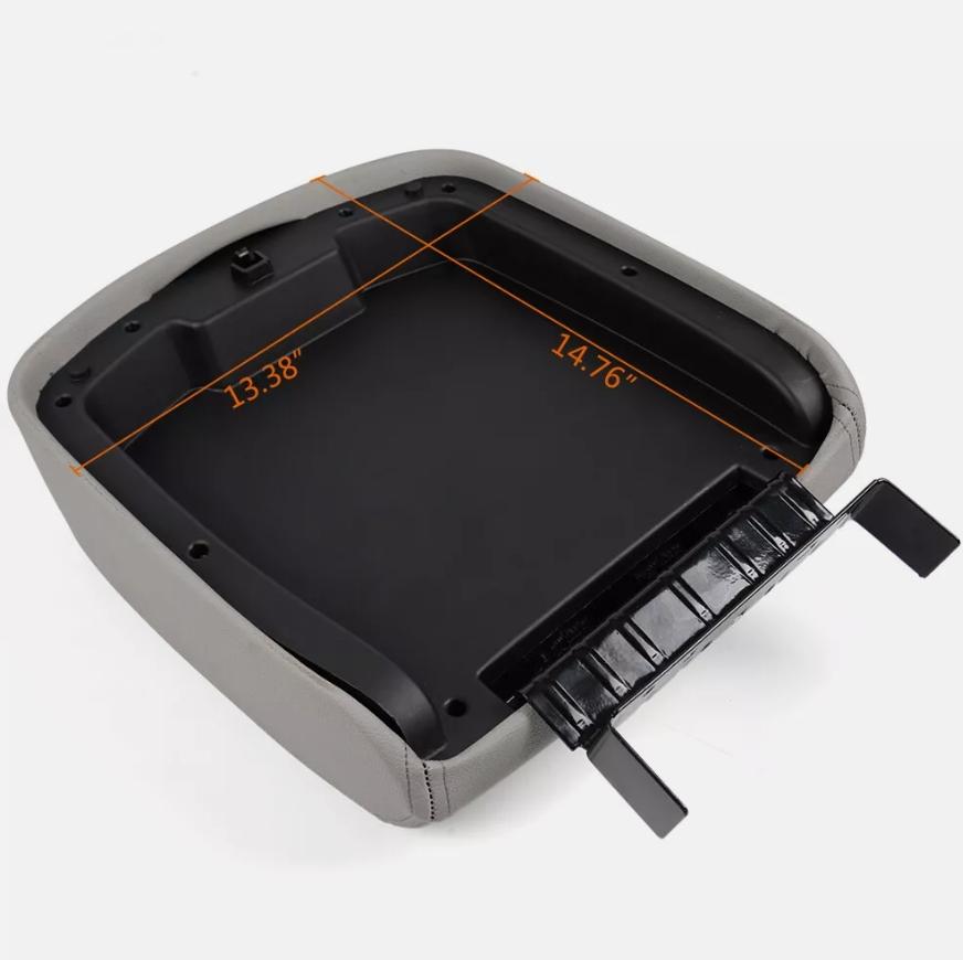 CROSSDESIGN FIT FOR CADILLAC CHEVY GMC PICKUP TRUCK 2007-2014 CENTER CONSOLE ARMREST LID