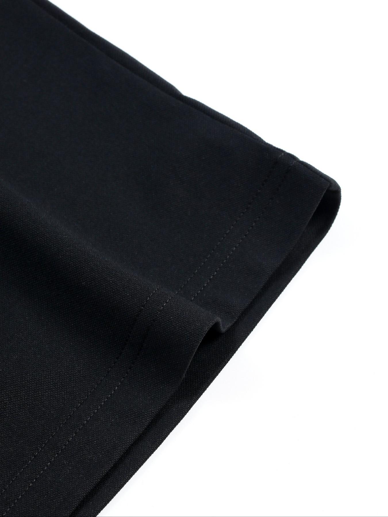 Hh3425 Fashion Boss Logo Print Men's Polo Shirt, Elastic Casual Breathable Four-Season Comfortable Durable High-End Polo Top