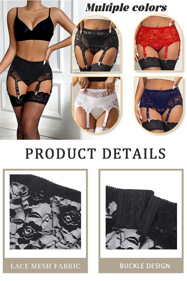 ohyeah Women's Sexy Lace Garter Belt with 6 Adjustable Straps & Easy Clip for Thigh Highs Stockings Floral Lingerie Comfortable Plus Size Fits Great ohyeah Women's Sexy Lace Garter Belt with 6 Adjustable Straps & Easy Clip for Thigh Highs Stockings Floral Lingerie Comfortable Plus Size Fits Great