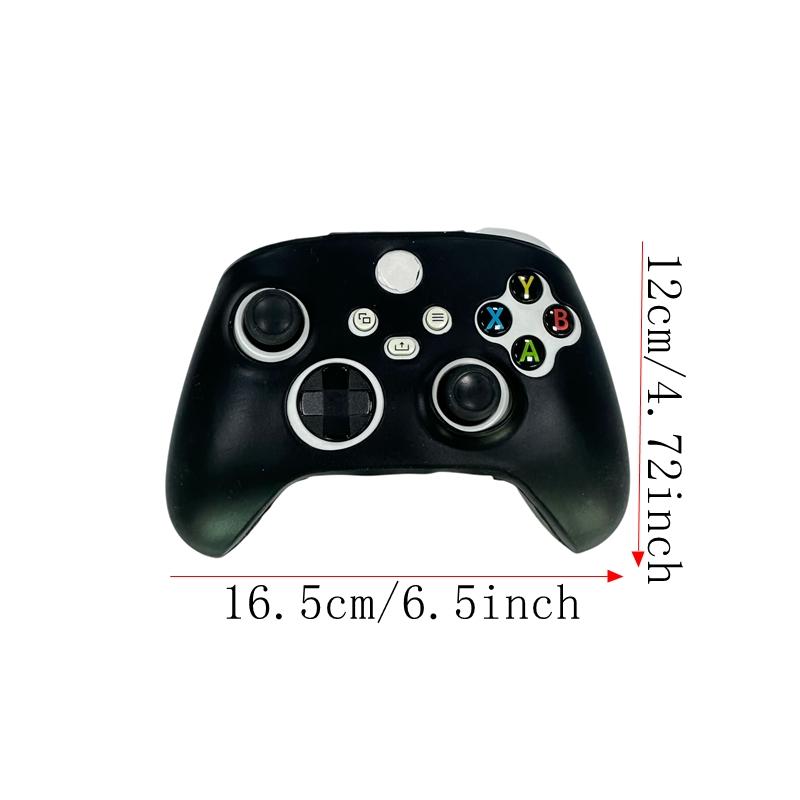 1PCS, XBOX series X controller silicone protective cover, suitable for XBOX controller, +2 button caps, non-slip and anti-fall, game handle accessories, Console Accessory, enhance the gaming experience