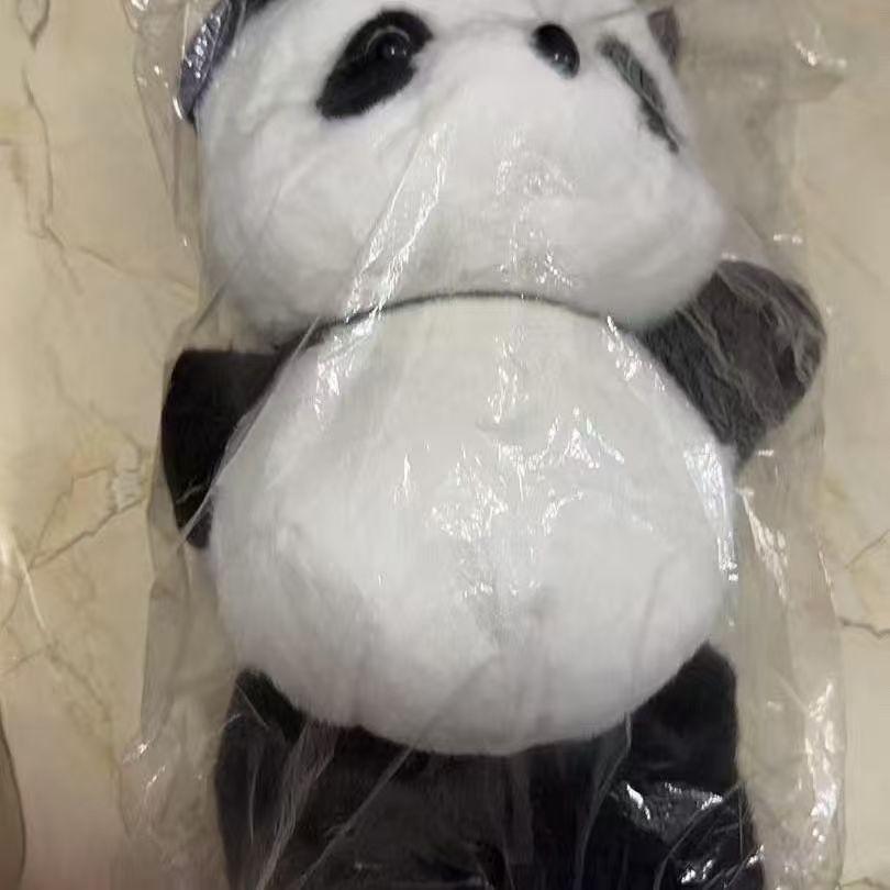 Forest Run Series Panda Plush Toy, Soft Stuffed Animal Pillow, Soft Cuddly Gift, Perfect Birthday Gift for Men and Women, Cozy Sleeping Companion