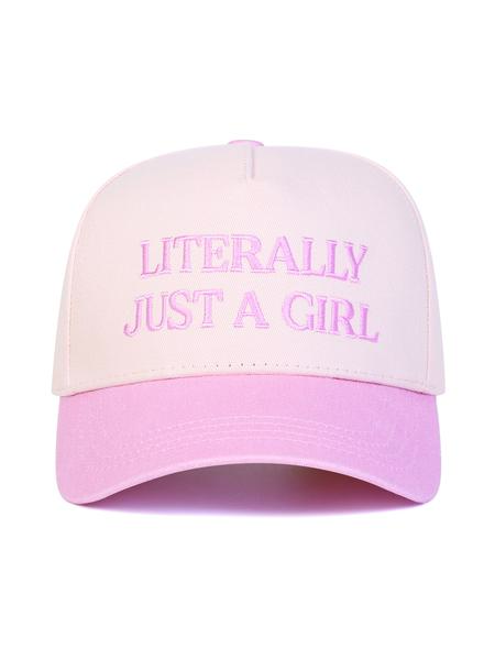 Women's Casual Letter Embroidered Adjustable Trucker Hat, Street Style Baseball Cap, Perfect for Spring & Fall Outdoor Travel Beach Vacation