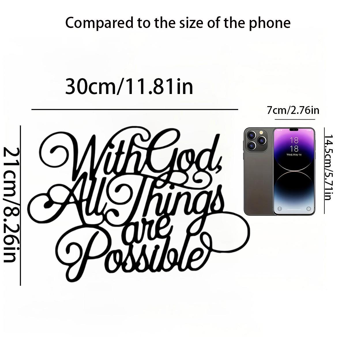 Metal Decoration with God, Abstract Art for Halloween, Christmas Decor, Versatile Metal Ornament, Perfect for Festive Celebrations