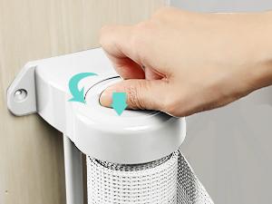 dearlomum Retractable Baby Gate 33.6" Tall Extends 55"-197" Wide Child Safety Gate for Doorways Stairs Hallways Indoor/Outdoor Black/Grey Playpen Nursery Infant Newborn dearlomum Retractable Baby Gate 33.6" Tall Extends 55"-197" Wide Child Safety Gate for Doorways Stairs Hallways Indoor/Outdoor Black/Grey Playpen Nursery Infant Newborn