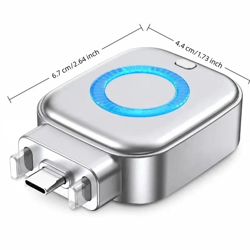 Intelligent automatic stop charging adapter, 140W USB-C PD Fast Charger automatic disconnection charger, equipped with a charging completion pop-out device, intelligent power-off protector, safe overnight charging, compatible with various Type-C devices