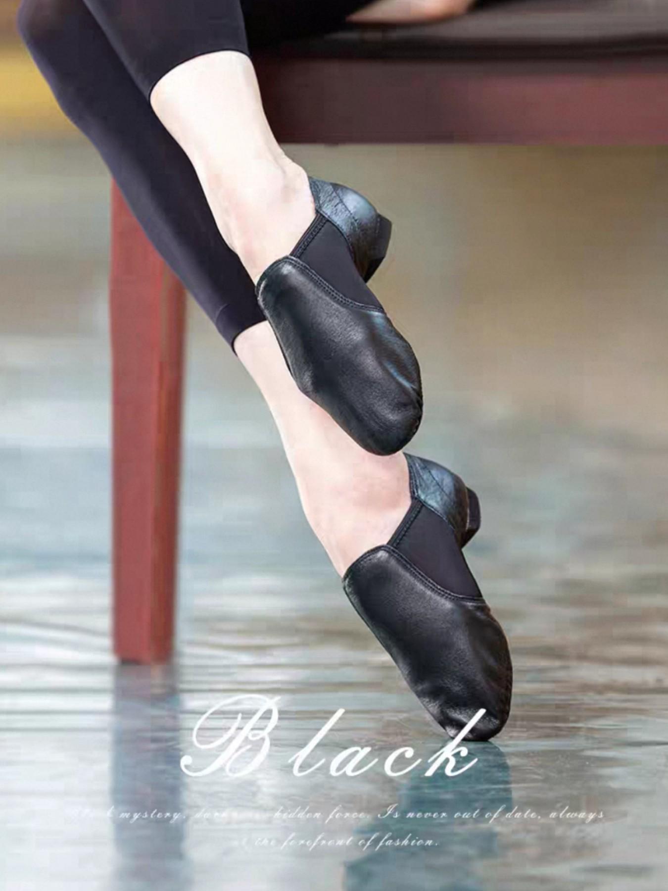 Women's Jazz Dance Shoes One-Step, Unisex PU Material, Comfortable Fit for Dancing and Casual Wear, Suitable for Various Occasions