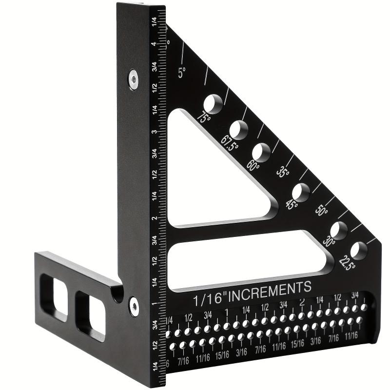 Triangular hole ruler, carpenter's marking ruler, square ruler, angle ruler, marking tool, bevel ruler and multifunctional square ruler.
