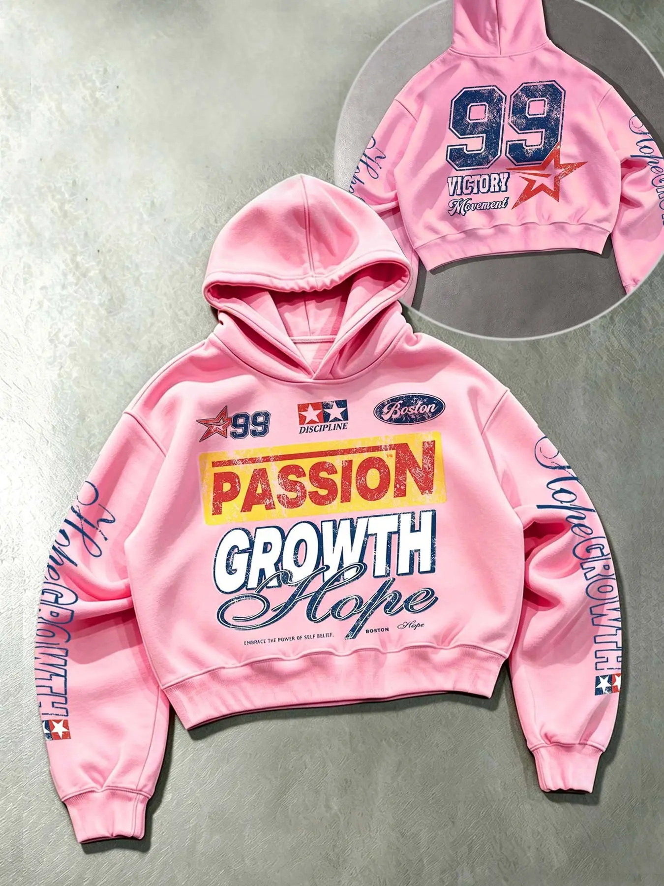 Men's Pullover Hoodie with Large‑Printed Retro NASCAR 99 Victory Stars on the Back, Unisex, Motorcycle‑Sport‑Inspired Street‑Style Pullover Hooded Sweatshirt, Loose‑Fit Y2K American Streetwear Hoodie