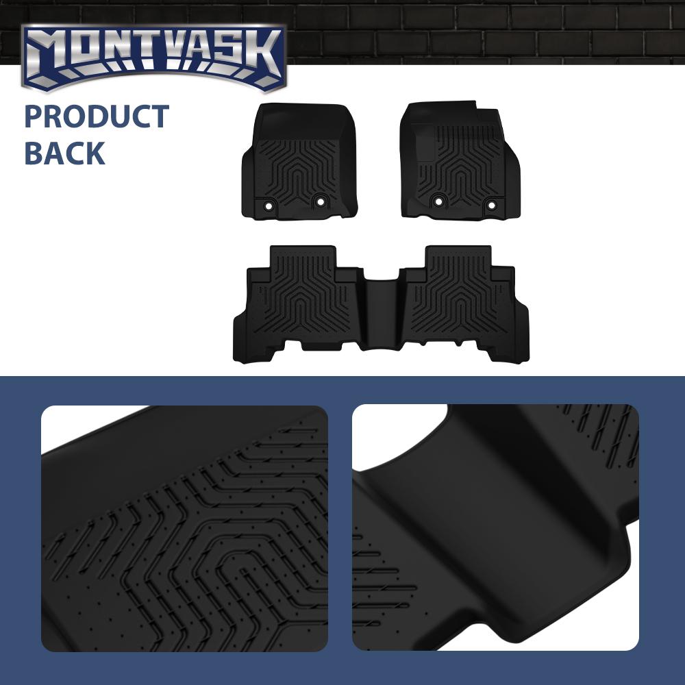 CROSSDESIGN TPE Floor Mats Liners All Weather Waterproof Durable Floor Mats Fit For 2014-2023 Toyota 4Runner Lexus GX460 Car Accessories Floor mats