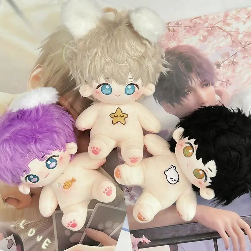 2026 New hot item 20CM Standing Figures Love and Deepspace Zayne Xavier Rafayel Anime Student Game Short Plush Body Idol Star Cartoon Xmas Gifts