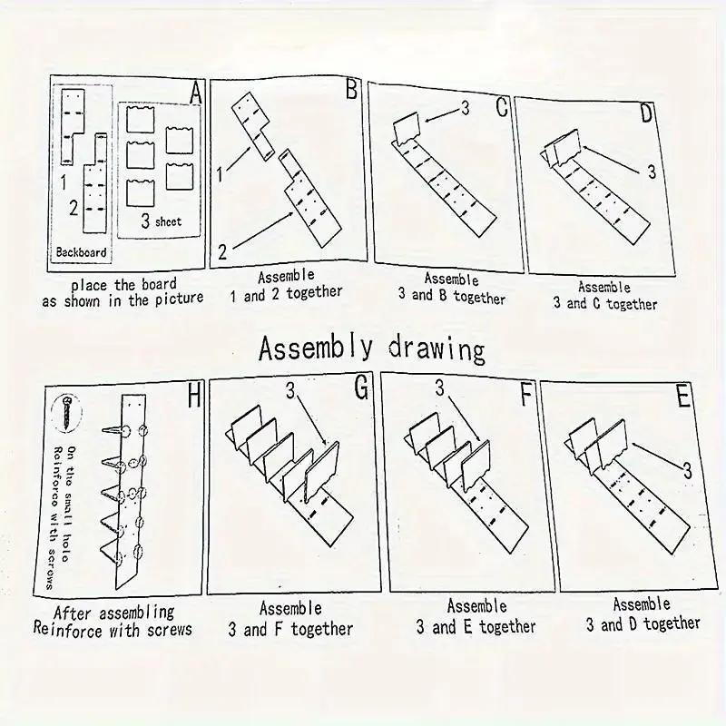 Large 5-Tier Wall-Mounted Bookshelf, PVC Floating Storage Rack, Smooth Press Board Display Shelf, Ideal Winter Gift & Home Decor