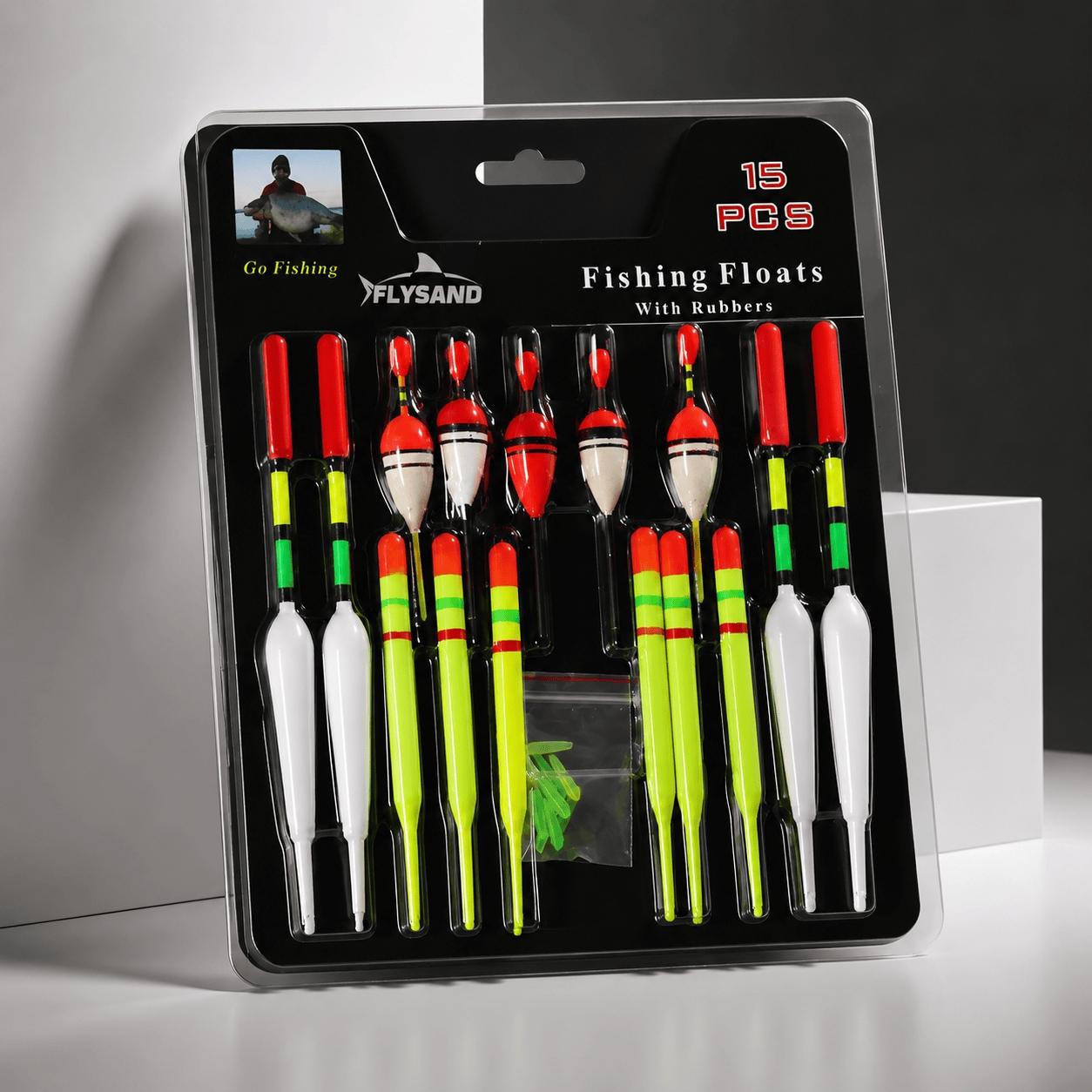 Upgrade Your Gear: High-Sensitivity Adjustable Depth Slip Bobber Kit with Assorted Bobbers, Soft Baits & Sinkers, Fresh & Saltwater, Boat & Rock Fishing.
