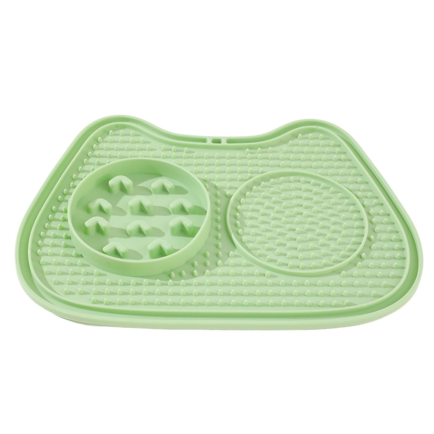 Easy-Clean Dog Licking Pad, Non-Slip Slow Feeder Mat, BPA-Free Silicone Licking Pad, Interactive Dog Toy, Pet Accessories