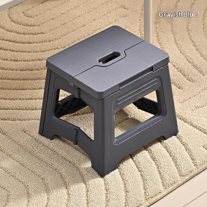 Foldable Ultra-Light Step Stool, Durable Adjustable Plastic Folding Chair, Portable Outdoor Travel Fishing Seat, Home Use Small Bench