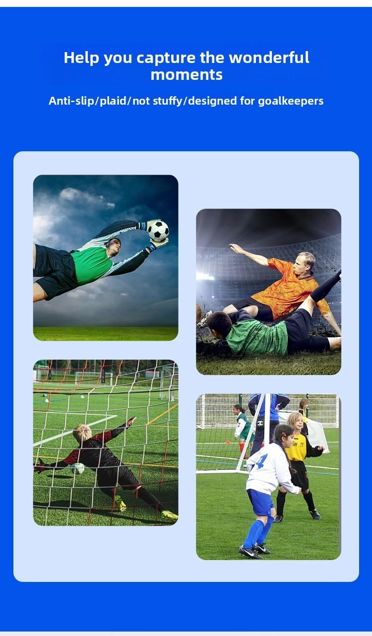 Professional Soccer Goalkeeper Gloves for Adults and Kids Non Slip Breathable Comfortable Falcon Design Match Training Gloves with Strong Grip Palm Protection Enhanced Wrist Support Lightweight Flexible for Youth Boys Girls Professional Football Goalkeepi