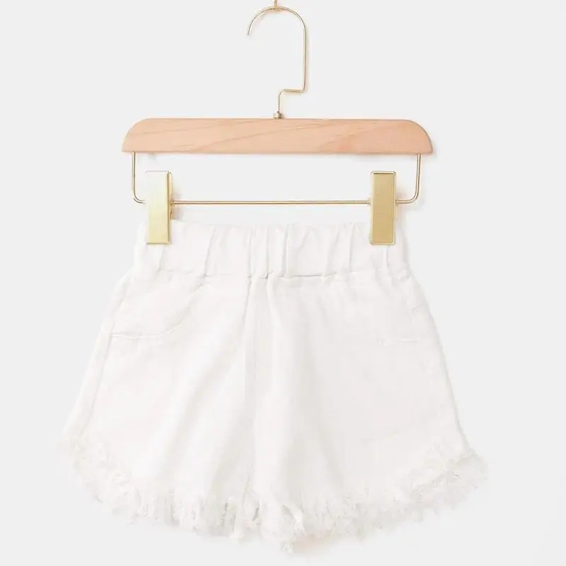 IENENS Girl Casual Shorts Kids Cotton Short Pants Five Colors Baby Bottoms Fit 4-11Y Child Casual Clothes Clothing