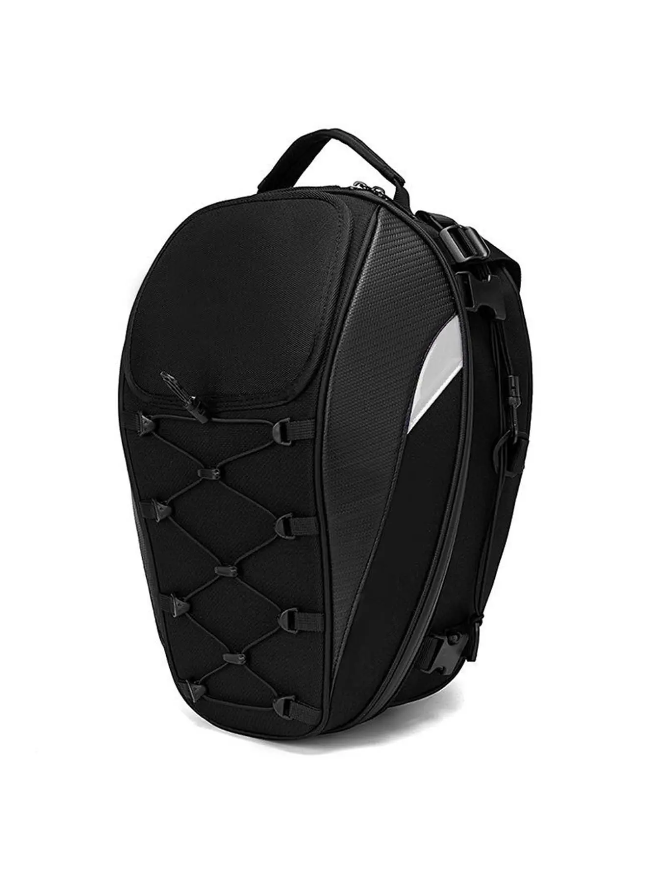 Motorcycle Back Seat Helmet Bag, Large Capacity Riding Travel Backpack, Fashionable Knight Gear, Rear Tail Pack, Dual Shoulder Bag, Motorcycle Accessory, Moto Accessories