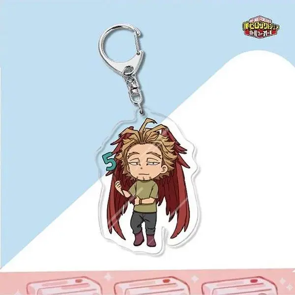 My Hero Academia Bakugou Katsuki Anime Cute Acrylic Figure Display Keychain Key Ring Decoration Collection Friends Girl Gift