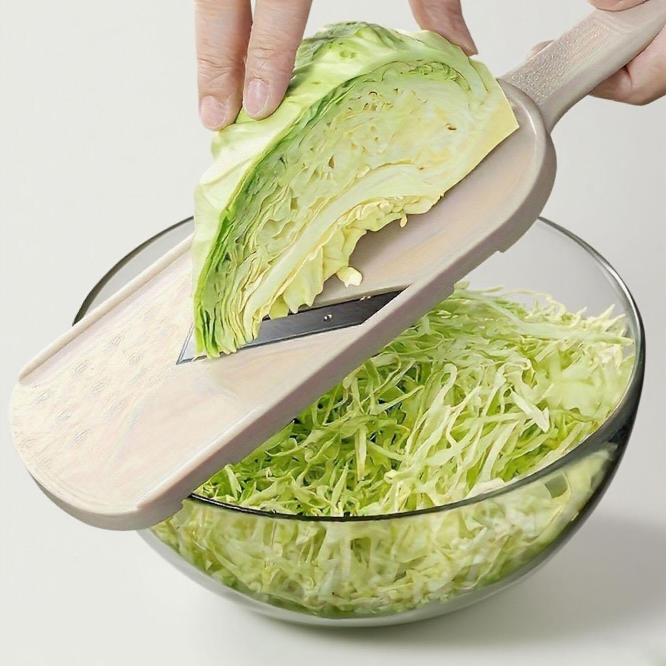 Vegetable Chopper Quickly Slices/cuts Cabbage, Cabbage Cutting Shredder, Sharp Blades + Ergonomic Handle, Easy Clean, Perfect for Home Chefs & Meal Prep, Vegetable Slicer, Vegetable Slicer Dicer, Vegetable Cutter, Kitchen Gadgets
