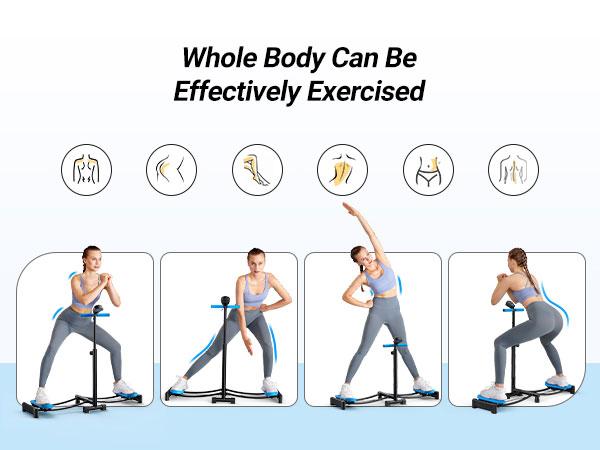 MERACH Ski Trainer 2 in 1 Ski Exercise Machine Strength Training Leg Machine Low Impact Plyometric Training Home Gym Machine Indoor Workouts Equipment